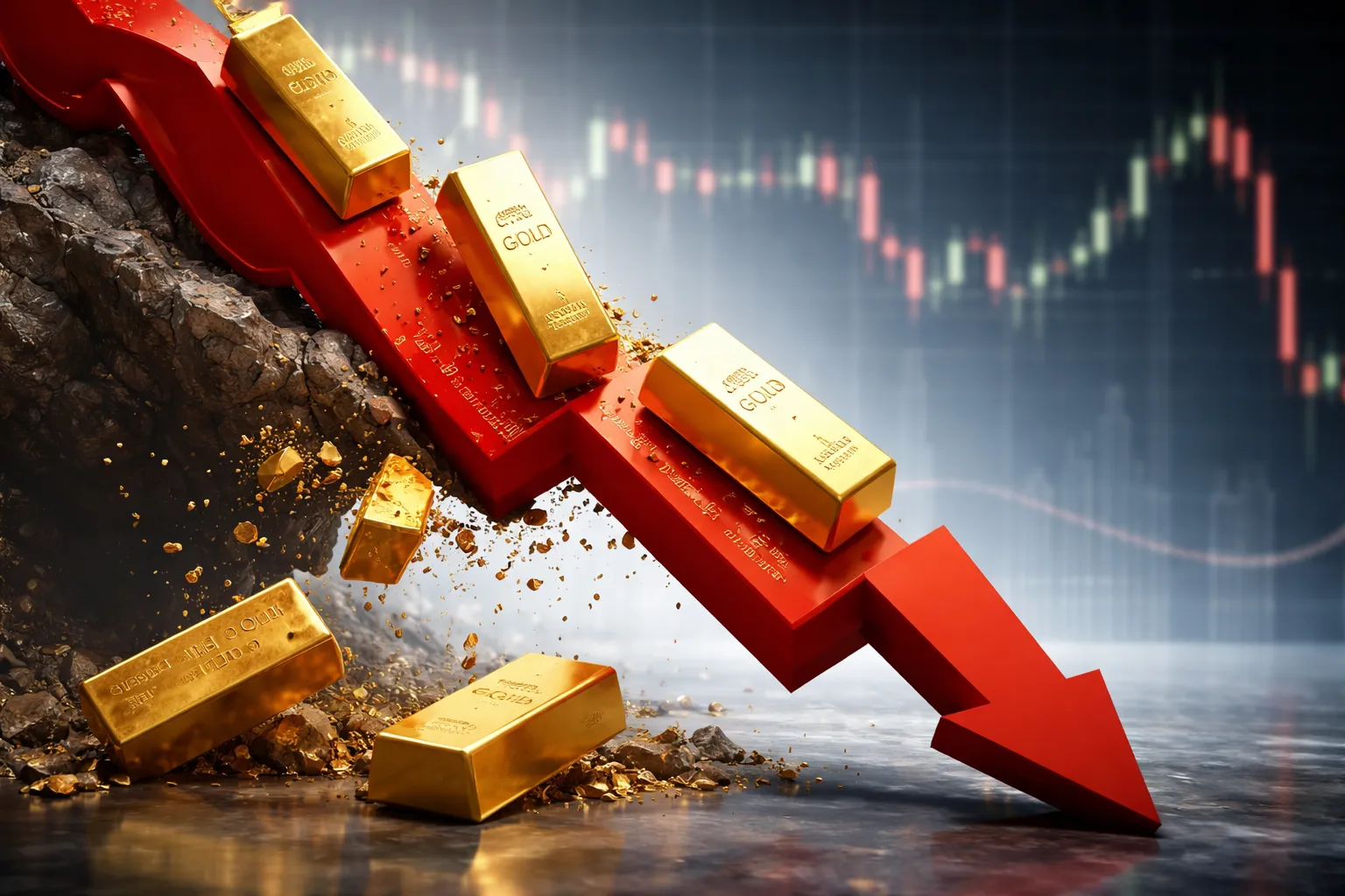 هبوط أسعار الذهب قرب 5015 دولاراً مع صعود الدولار وتزايد رهانات الفائدة
